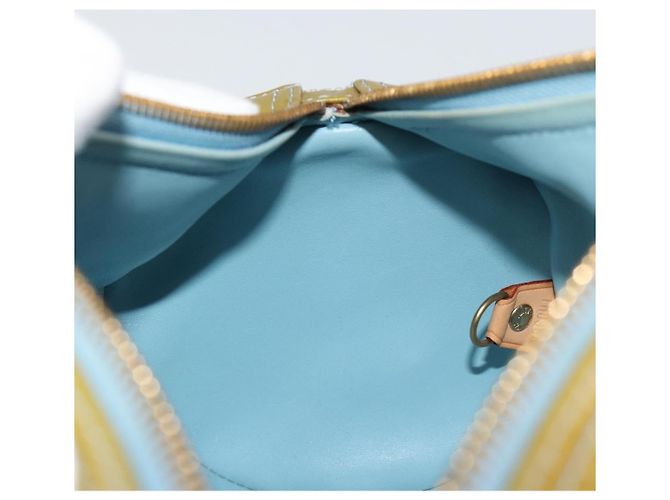 LOUIS VUITTON Monogram Vernis Bedford Hand Bag Baby Blue M91007 LV Auth 190801 Blu chiaro - vista 21