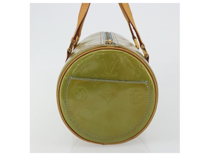 LOUIS VUITTON Monogram Vernis Bedford Hand Bag Baby Blue M91007 LV Auth 190801 Blu chiaro - vista 3