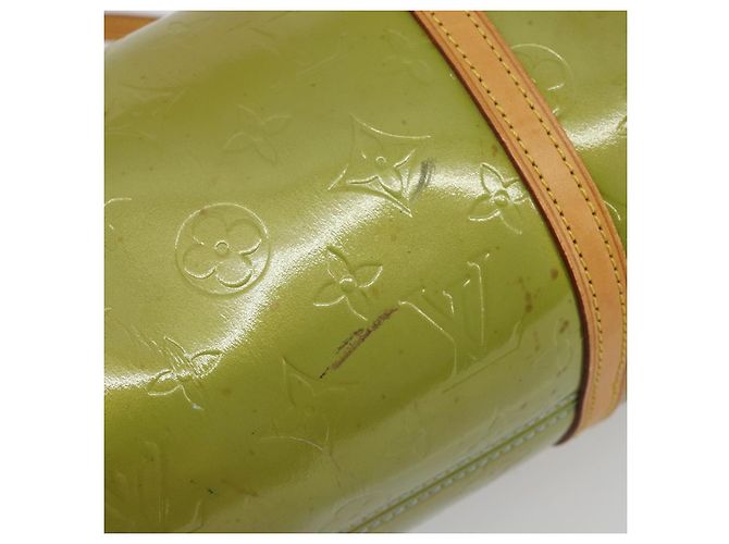 LOUIS VUITTON Monogram Vernis Bedford Hand Bag Baby Blue M91007 LV Auth 190801 Blu chiaro - vista 9