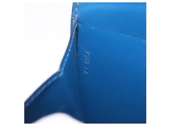 LOUIS VUITTON Epi Capuchin Shoulder Bag Blue M52345 LV Auth ep15066 - vista 12