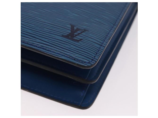 LOUIS VUITTON Epi Capuchin Shoulder Bag Blue M52345 LV Auth ep15066 - vista 14