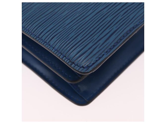 LOUIS VUITTON Epi Capuchin Shoulder Bag Blue M52345 LV Auth ep15066 - vista 15