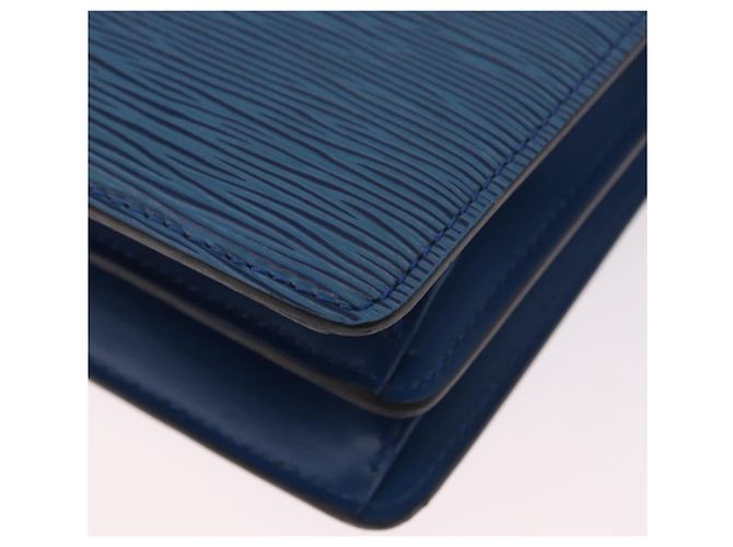 LOUIS VUITTON Epi Capuchin Shoulder Bag Blue M52345 LV Auth ep15066 - vista 16