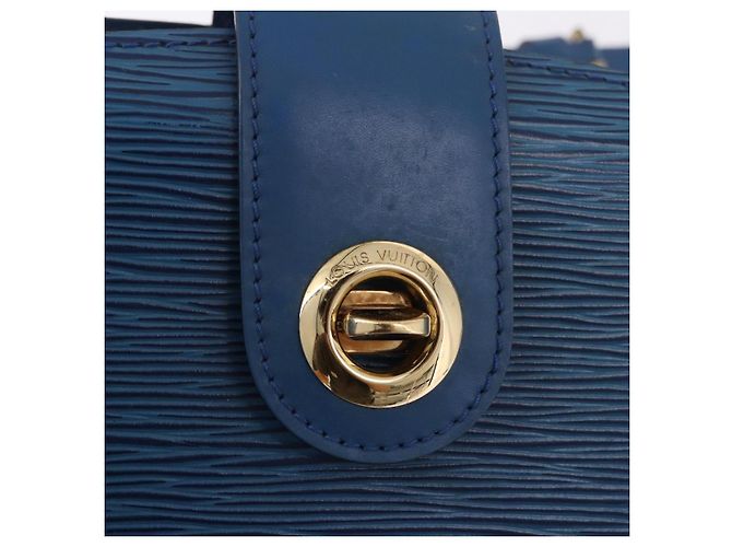 LOUIS VUITTON Epi Capuchin Shoulder Bag Blue M52345 LV Auth ep15066 - vista 17