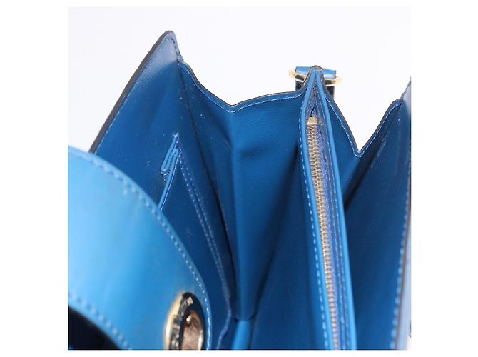 LOUIS VUITTON Epi Capuchin Shoulder Bag Blue M52345 LV Auth ep15066 - vista 19