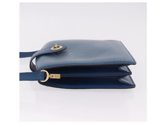 LOUIS VUITTON Epi Capuchin Shoulder Bag Blue M52345 LV Auth ep15066 - vista 4