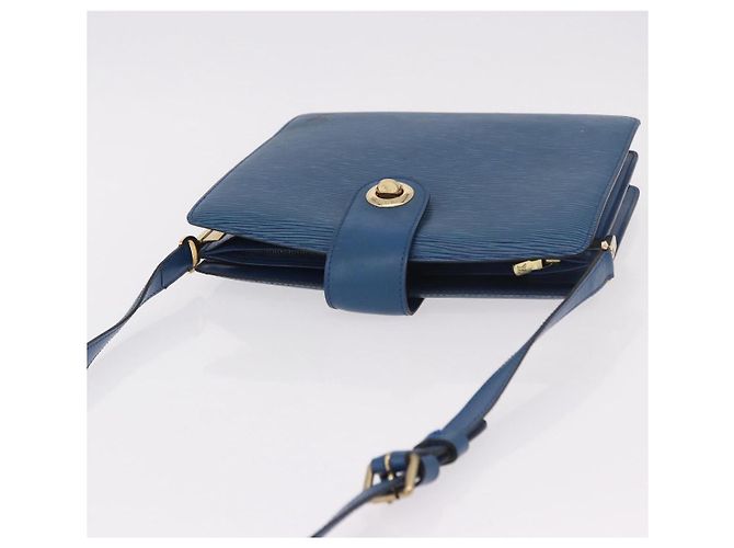 LOUIS VUITTON Epi Capuchin Shoulder Bag Blue M52345 LV Auth ep15066 - vista 6