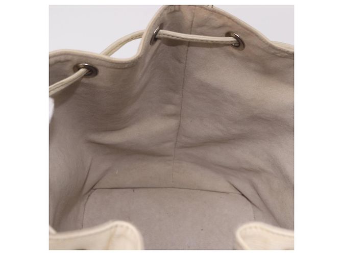 Borsa a Spalla LOUIS VUITTON Epi Petit Noe Bianco Yvoire M4084J LV Auth 191694 - vista 19