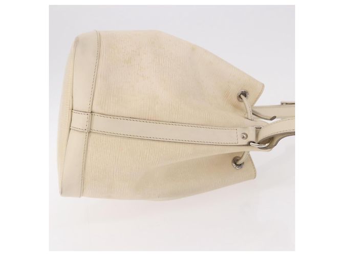 Borsa a Spalla LOUIS VUITTON Epi Petit Noe Bianco Yvoire M4084J LV Auth 191694 - vista 3