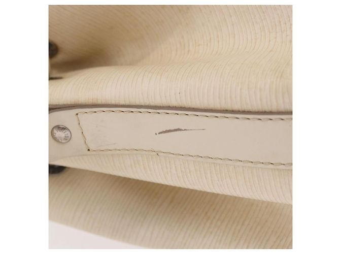 Borsa a Spalla LOUIS VUITTON Epi Petit Noe Bianco Yvoire M4084J LV Auth 191694 - vista 5