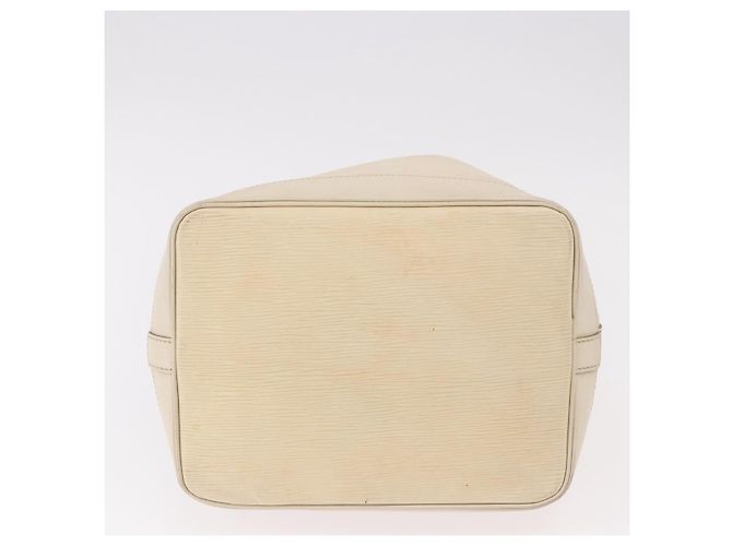 Borsa a Spalla LOUIS VUITTON Epi Petit Noe Bianco Yvoire M4084J LV Auth 191694 - vista 6