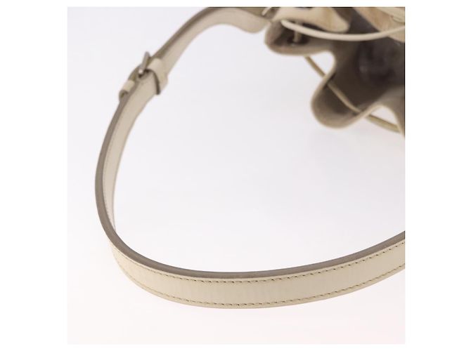 Borsa a Spalla LOUIS VUITTON Epi Petit Noe Bianco Yvoire M4084J LV Auth 191694 - vista 8