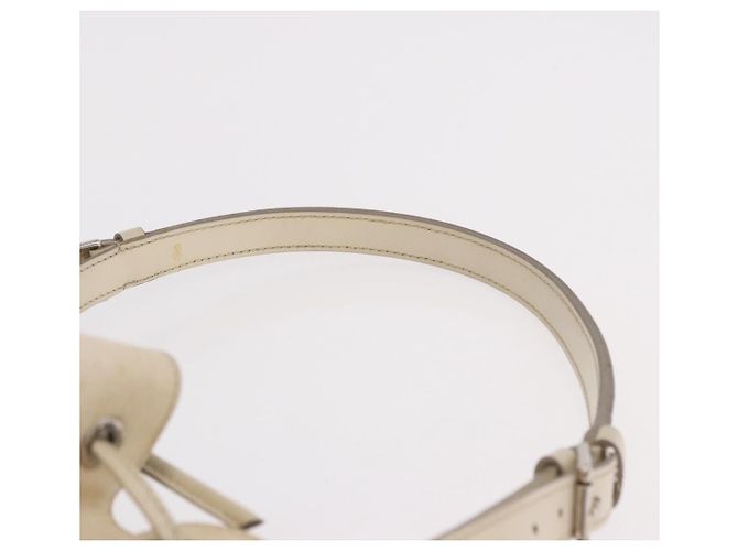 Borsa a Spalla LOUIS VUITTON Epi Petit Noe Bianco Yvoire M4084J LV Auth 191694 - vista 9