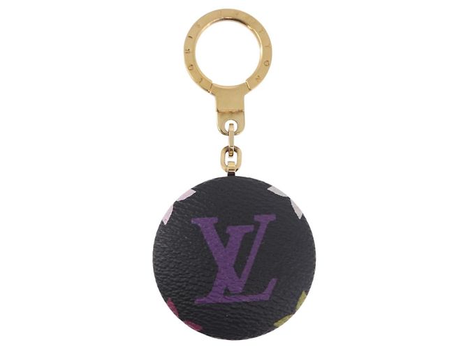 LOUIS VUITTON Monogram Multicolor Astropill Portachiavi Nero M51912 Auth 191606 - vista 2