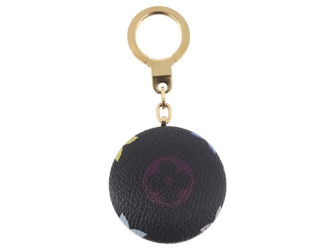 LOUIS VUITTON Monogram Multicolor Astropill Portachiavi Nero M51912 Auth 191606 - vista 5