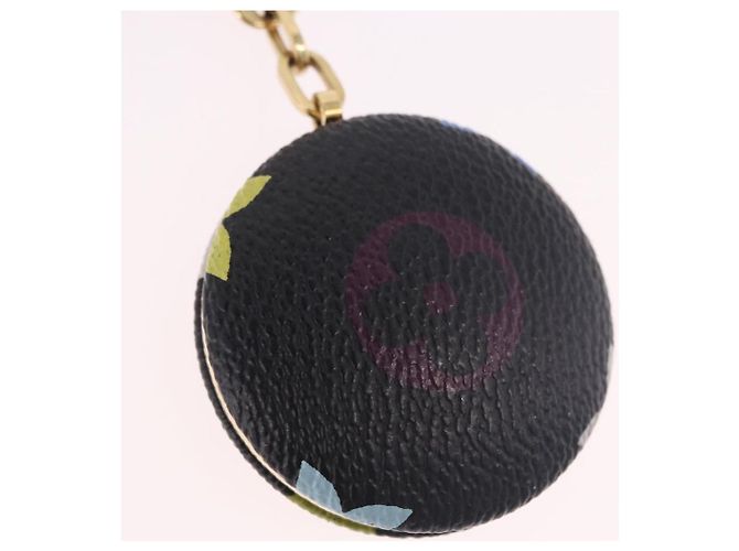 LOUIS VUITTON Monogram Multicolor Astropill Portachiavi Nero M51912 Auth 191606 - vista 6