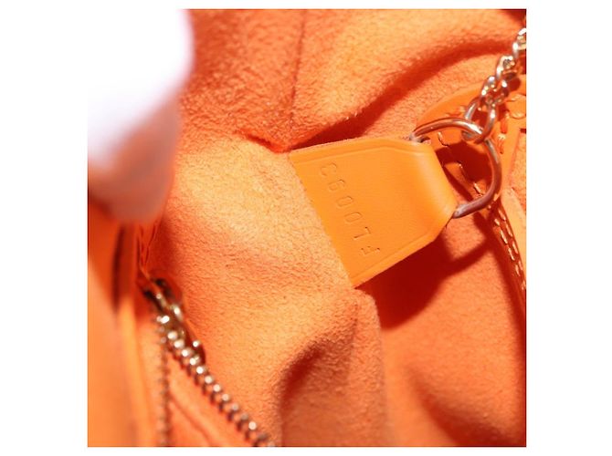 Borsa a Spalla LOUIS VUITTON Epi Bucket PM Arancione Mandarin M5899H LV Auth 191260V Grigio - vista 11