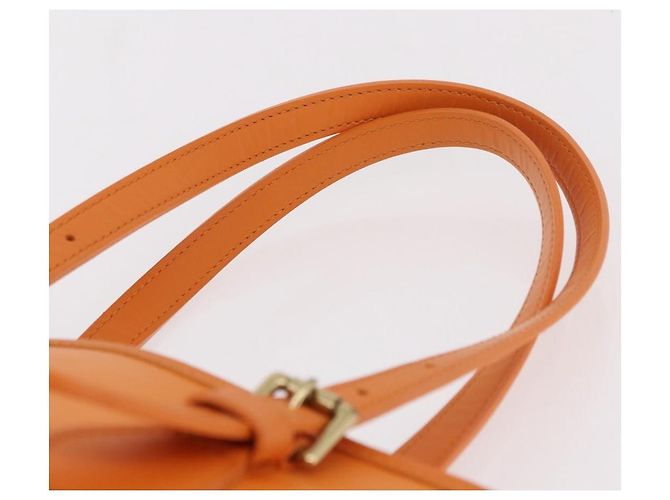 Borsa a Spalla LOUIS VUITTON Epi Bucket PM Arancione Mandarin M5899H LV Auth 191260V Grigio - vista 14
