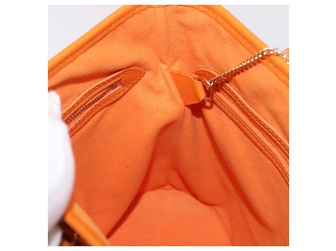 Borsa a Spalla LOUIS VUITTON Epi Bucket PM Arancione Mandarin M5899H LV Auth 191260V Grigio - vista 20