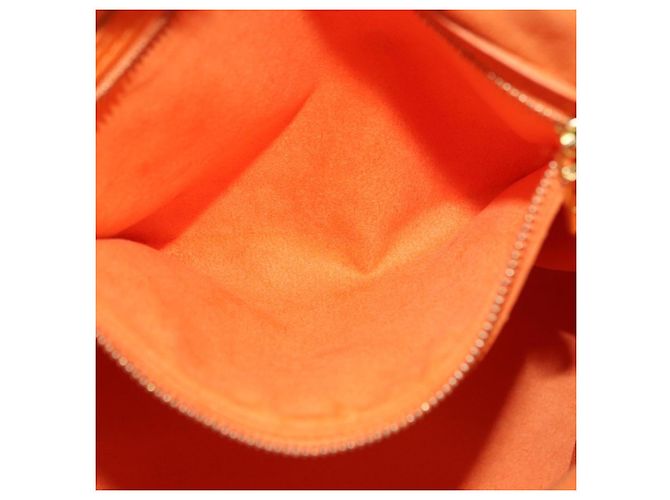 Borsa a Spalla LOUIS VUITTON Epi Bucket PM Arancione Mandarin M5899H LV Auth 191260V Grigio - vista 23