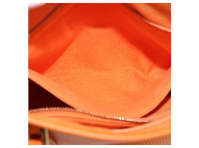 Borsa a Spalla LOUIS VUITTON Epi Bucket PM Arancione Mandarin M5899H LV Auth 191260V Grigio - vista 24