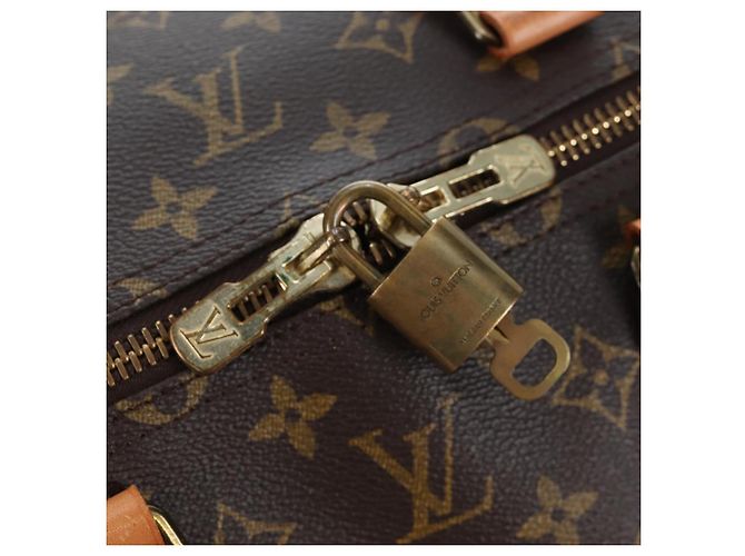 LOUIS VUITTON Monogram Keepall 55 Boston Bag M41424 LV Auth 188460SAV Monogramma - vista 23