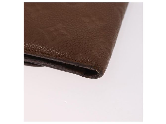 LOUIS VUITTON Empreinte Portefeuille Virtuose Wallet Brown LV Auth bs36043 Marrone - vista 15