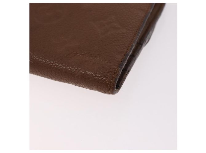 LOUIS VUITTON Empreinte Portefeuille Virtuose Wallet Brown LV Auth bs36043 Marrone - vista 16