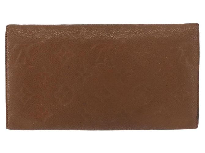 LOUIS VUITTON Empreinte Portefeuille Virtuose Wallet Brown LV Auth bs36043 Marrone - vista 2