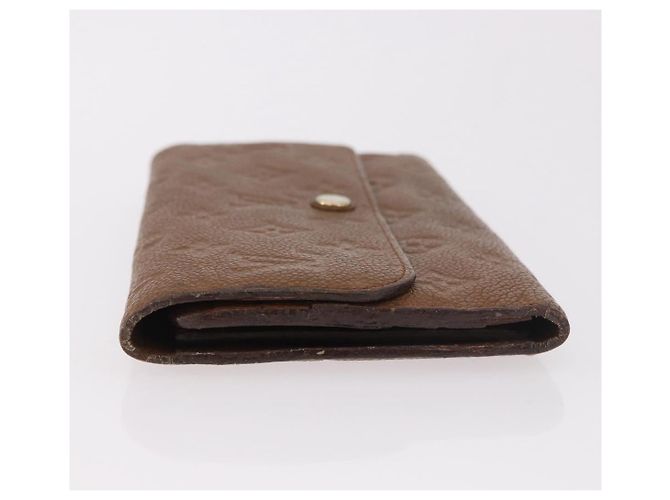 LOUIS VUITTON Empreinte Portefeuille Virtuose Wallet Brown LV Auth bs36043 Marrone - vista 5