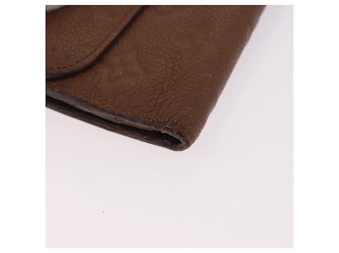 LOUIS VUITTON Empreinte Portefeuille Virtuose Wallet Brown LV Auth bs36043 Marrone - vista 8
