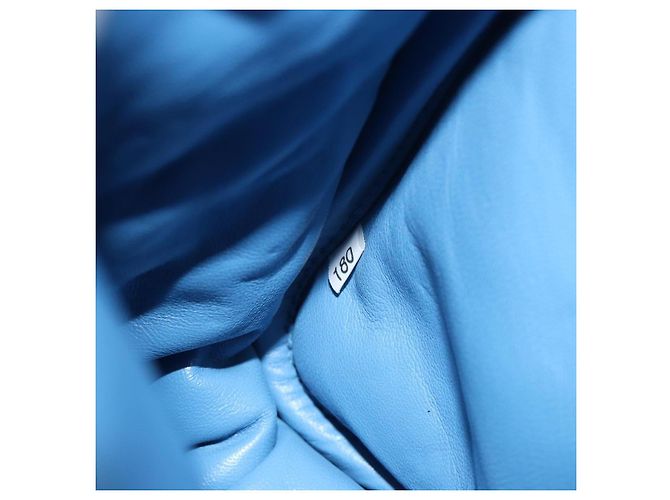 Borsa PRADA in pelle 2way Blu Argento Auth 191476SM - vista 11