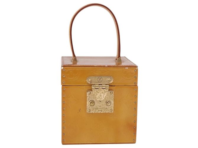 LOUIS VUITTON Vernis Bleecker Cosmetic Pouch Beige M91002 LV Auth BA13925 - vista 13