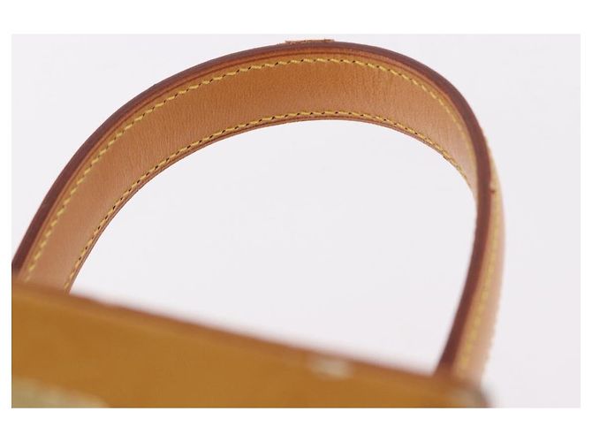 LOUIS VUITTON Vernis Bleecker Cosmetic Pouch Beige M91002 LV Auth BA13925 - vista 14