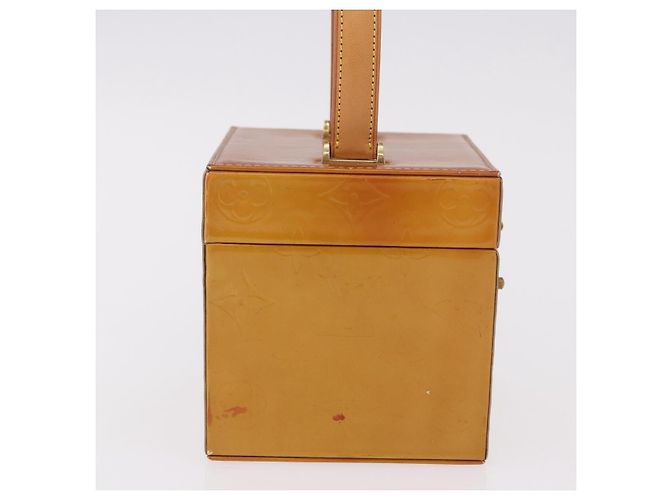 LOUIS VUITTON Vernis Bleecker Cosmetic Pouch Beige M91002 LV Auth BA13925 - vista 5