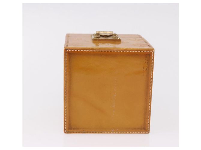 LOUIS VUITTON Vernis Bleecker Cosmetic Pouch Beige M91002 LV Auth BA13925 - vista 6