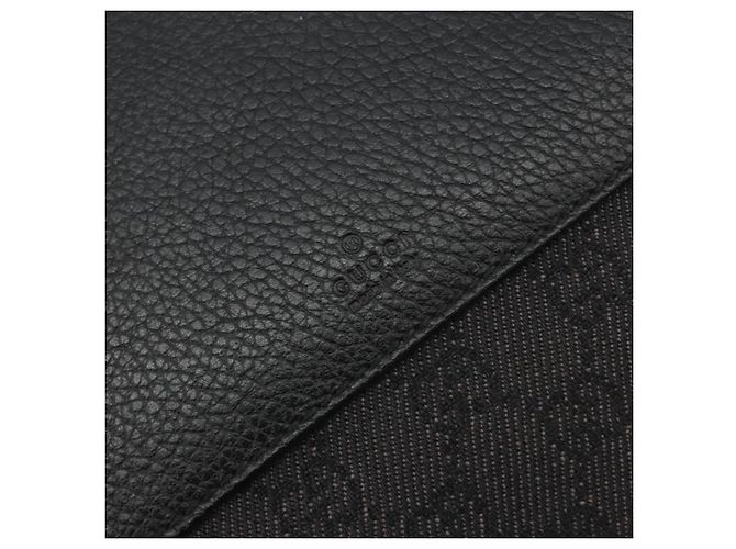 Borsa Tote GUCCI GG Canvas Denim Nero Argento 180450 Auth mr2658 - vista 17