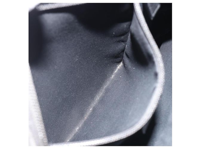Borsa Tote GUCCI GG Canvas Denim Nero Argento 180450 Auth mr2658 - vista 22