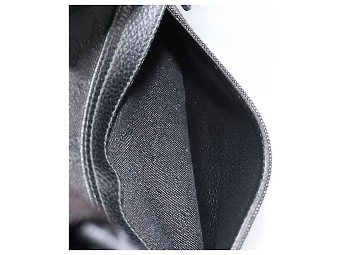 Borsa Tote GUCCI GG Canvas Denim Nero Argento 180450 Auth mr2658 - vista 23