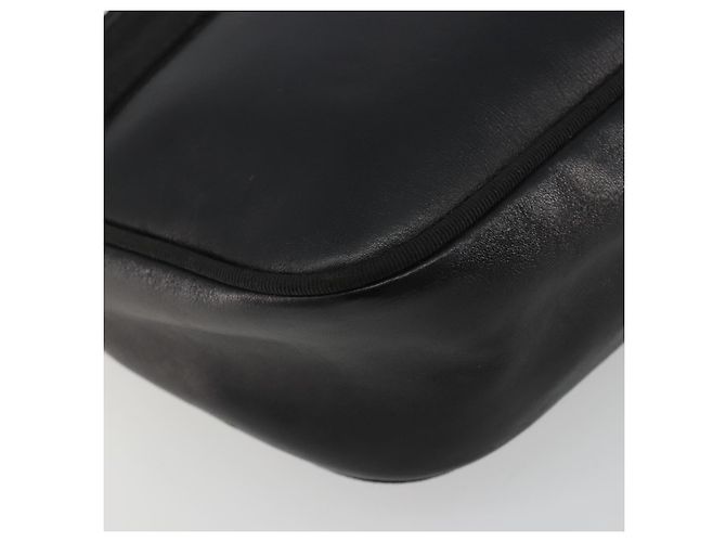 Borsa a Spalla Salvatore Ferragamo Vala Pelle Nera Oro Auth BA13992 Nero D'oro - vista 14