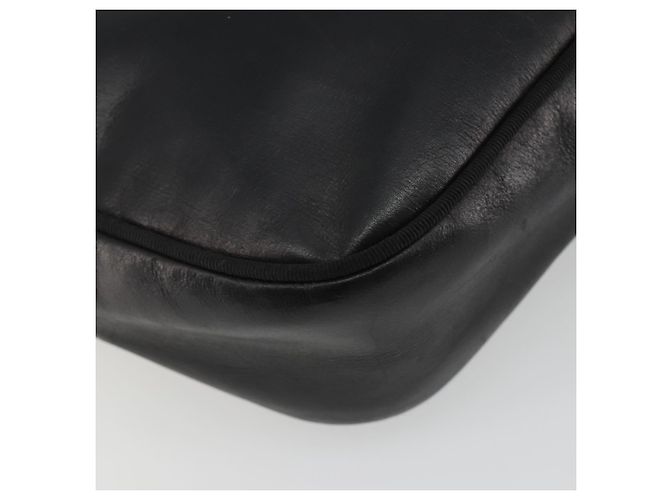 Borsa a Spalla Salvatore Ferragamo Vala Pelle Nera Oro Auth BA13992 Nero D'oro - vista 16