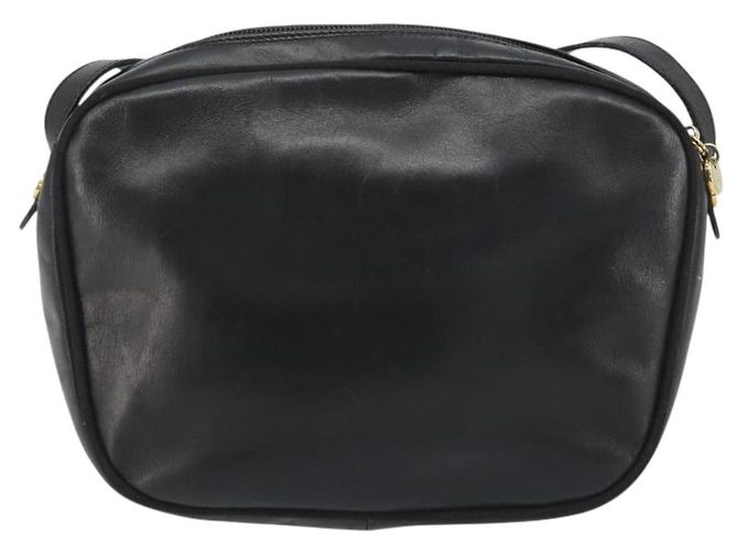 Borsa a Spalla Salvatore Ferragamo Vala Pelle Nera Oro Auth BA13992 Nero D'oro - vista 2