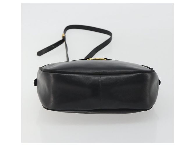 Borsa a Spalla Salvatore Ferragamo Vala Pelle Nera Oro Auth BA13992 Nero D'oro - vista 5