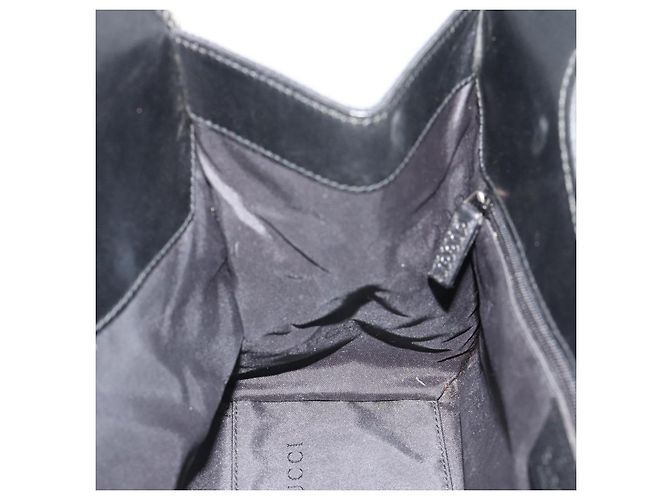 Borsa GUCCI GG Canvas Jackie Nera Argento 002 1067 Auth 190433A Nero - vista 19