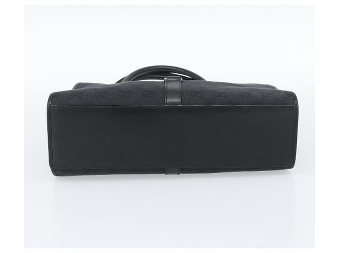 Borsa GUCCI GG Canvas Jackie Nera Argento 002 1067 Auth 190433A Nero - vista 5