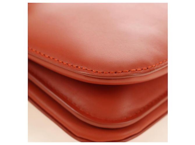 Borsa a tracolla BOTTEGA VENETA Mount Chain in pelle 2way Arancione Oro Auth 190620V - vista 18