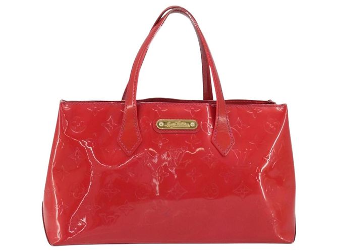 LOUIS VUITTON Borsa Monogram Vernis Wilshire PM Rose Pop M93643 Auth gh2207 Rosa - vista 13