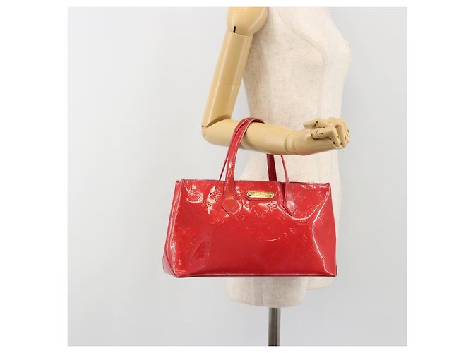 LOUIS VUITTON Borsa Monogram Vernis Wilshire PM Rose Pop M93643 Auth gh2207 Rosa - vista 25