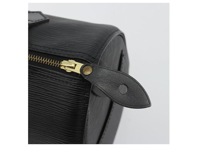 LOUIS VUITTON Epi Speedy 25 Hand Bag Black M59042 LV Auth 190404SAV - view 14