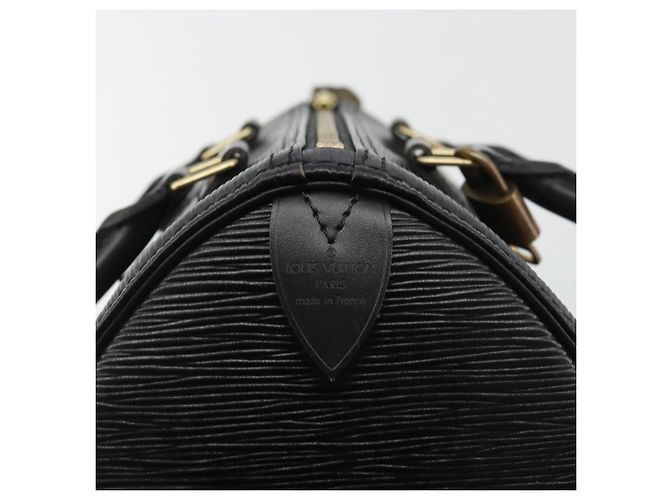 LOUIS VUITTON Epi Speedy 25 Hand Bag Black M59042 LV Auth 190404SAV - view 17